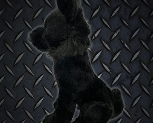 Stuffed black german best sale shepherd